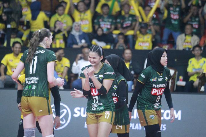 Pertamina Enduro Menangi Jalur ke Final Proliga 2025, Kuncai Petik Sukses atas Petrokimia dengan Megawati